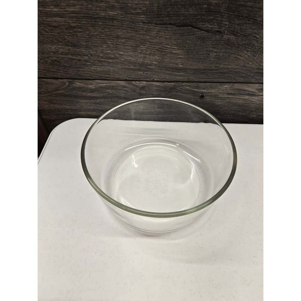 Pyrex 7203 Clear Glass Mixing Bowl 7 Cup 1.75L Round Serving Dish Vintage USA